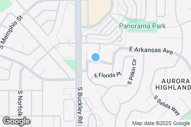 Map image of the property - 17032 E Arkansas Dr