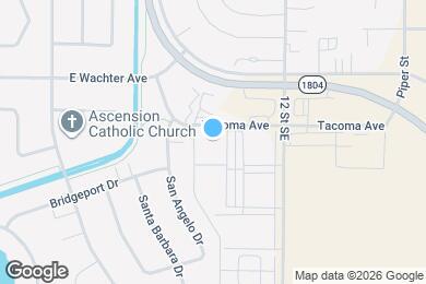 Map image of the property - Cottonwood Apartments