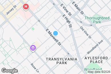 Map image of the property - 305 E Maxwell St