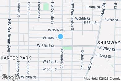 Map image of the property - 3310 Columbia St