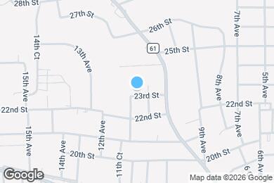 Map image of the property - 1012 23rd St