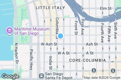 Map image of the property - 425 W Beech St