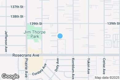 Map image of the property - 14028 Doty Ave