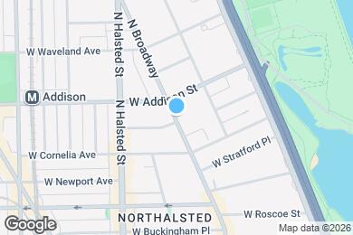 Map image of the property - 3533 N Broadway