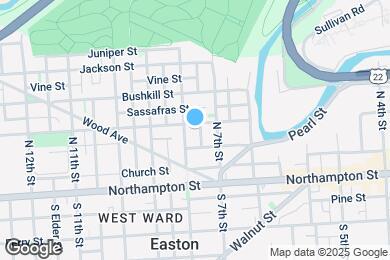 Map image of the property - 724 Spring Garden St
