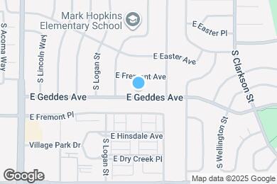 Map image of the property - 641 E Geddes Ave