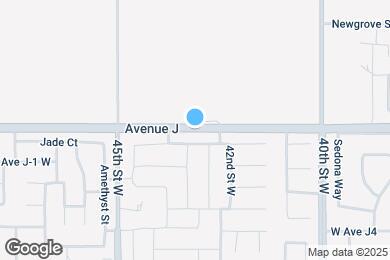 Map image of the property - 4144 W Ave J 6