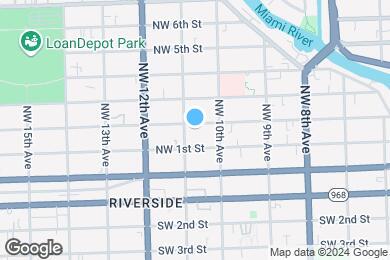 Map image of the property - 1050 NW 2nd Street