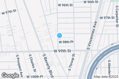 Map image of the property - 1350 W 98th Pl