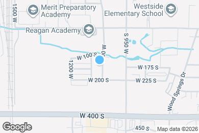 Map image of the property - 152 S 1100 W