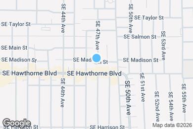 Map image of the property - 4642 SE Madison St