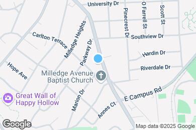 Map image of the property - 1672 B. South Milledge Avenue