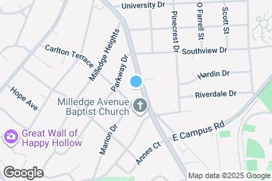Map image of the property - 1672 South Milledge Avenue
