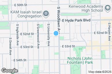 Map image of the property - 5210 S Woodlawn Ave