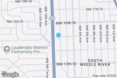 Map image of the property - 1439 NW 8th Ave