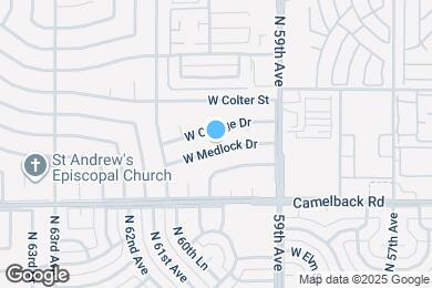 Map image of the property - 6006 W Medlock Dr