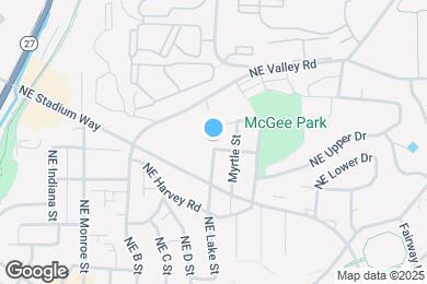 Map image of the property - 1200 NE McGee St