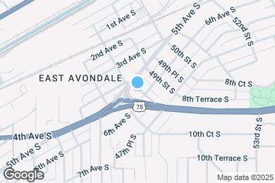 Map image of the property - 520 48th St S