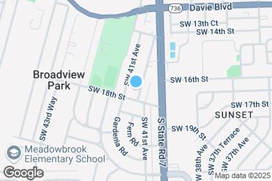 Map image of the property - 1721 SW 40th Ter