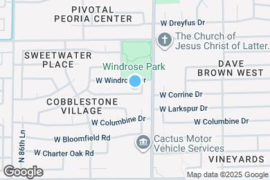 Map image of the property - 8320 W Corrine Dr