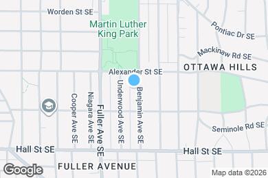 Map image of the property - 1027 Benjamin Ave SE