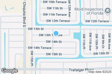 Map image of the property - 1310 SW 13th Terrace