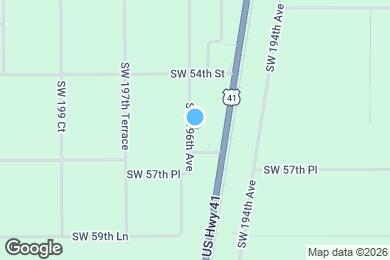 Map image of the property - 5607 SW 196th Ave