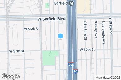 Map image of the property - 5625 S Princeton Ave