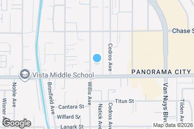 Map image of the property - 8330 Willis Ave
