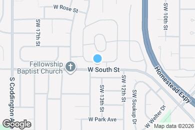 Map image of the property - 1319 W Plum St