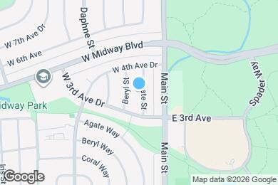 Map image of the property - 345 Agate St