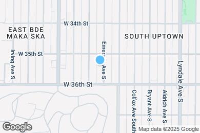 Map image of the property - 3520 Emerson Ave S