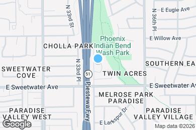 Map image of the property - 13035 N 34th St