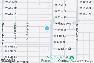 Map image of the property - 1011 W 65th St