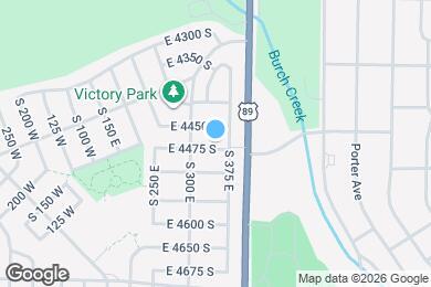 Map image of the property - 346 E 4475 S
