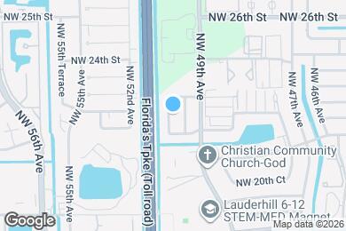 Map image of the property - 2240 NW 51st Ave