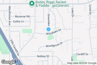 Map image of the property - 970 Woodlake Dr