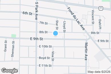 Map image of the property - 281 E 9th St