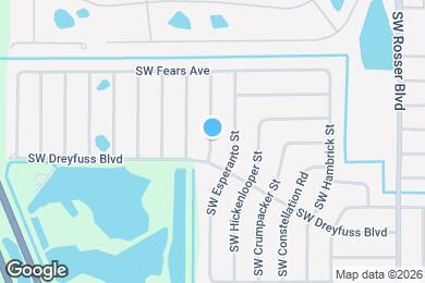 Map image of the property - 3173 SW Cathedral St