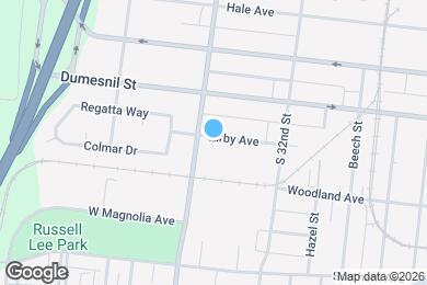 Map image of the property - 3308 Kirby Ave