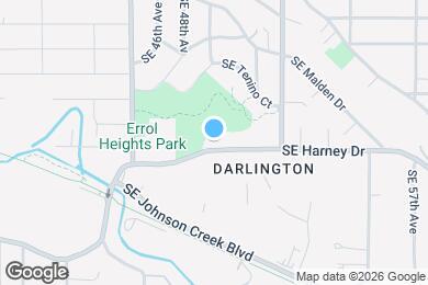Map image of the property - 4905 SE Harney Dr