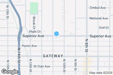 Map image of the property - 1025 Superior Ave