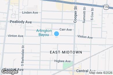 Map image of the property - 2057 Vinton Ave