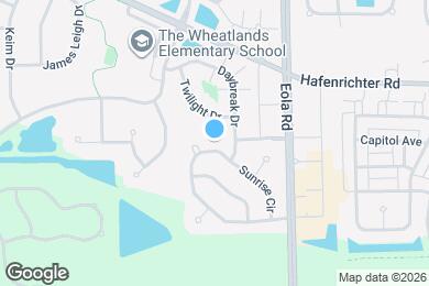 Map image of the property - 2165 Sunrise Cir