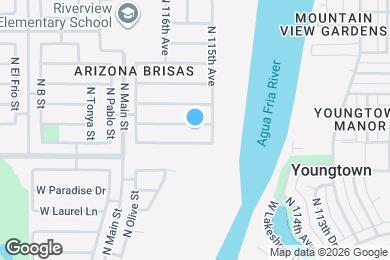 Map image of the property - 11517 W Charter Oak Rd