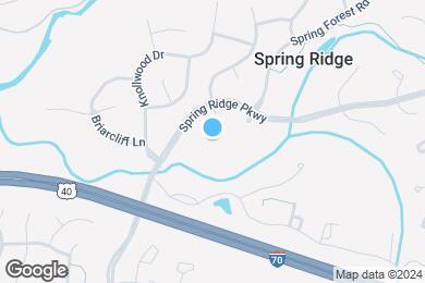 Map image of the property - Spring Ridge Senior 62+ Apartments