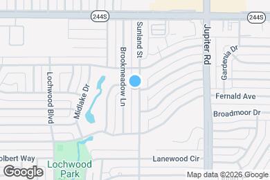 Map image of the property - 12035 Sunland St