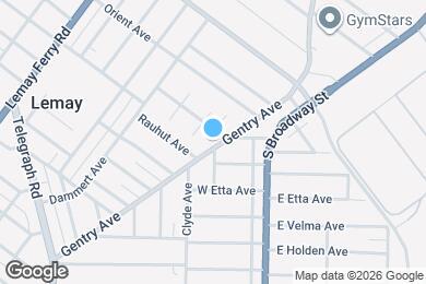 Map image of the property - 9511 Gentry Ave