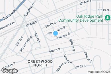 Map image of the property - 5632 6th Ave S