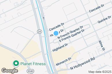 Map image of the property - 219 N French Quarter Dr